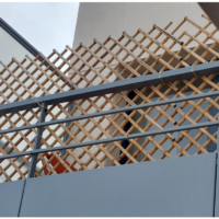 Treillis bambou naturel extensible 200X200cm Stou / TM200