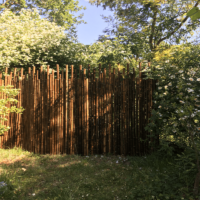 Clôture Bambou Noir gamme Japonaise Irrégulière TITI / 5-JBF250