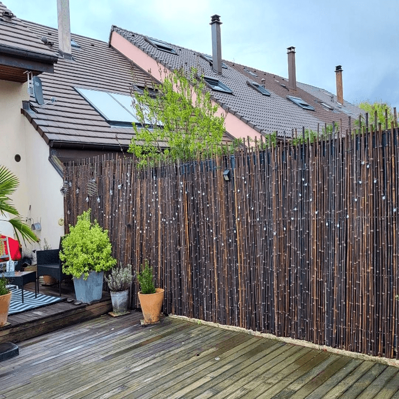 Clôture Bambou Noir gamme sauvage irrégulière LUTO / 2-WBF200 – Image 6