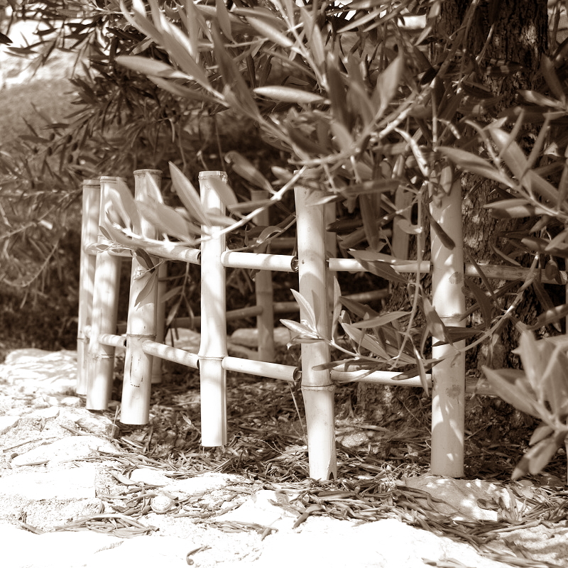 Lot de 2 Barrières de Jardin en Bambou Naturel - Hauteur 30 cm / BAR30 – Image 3