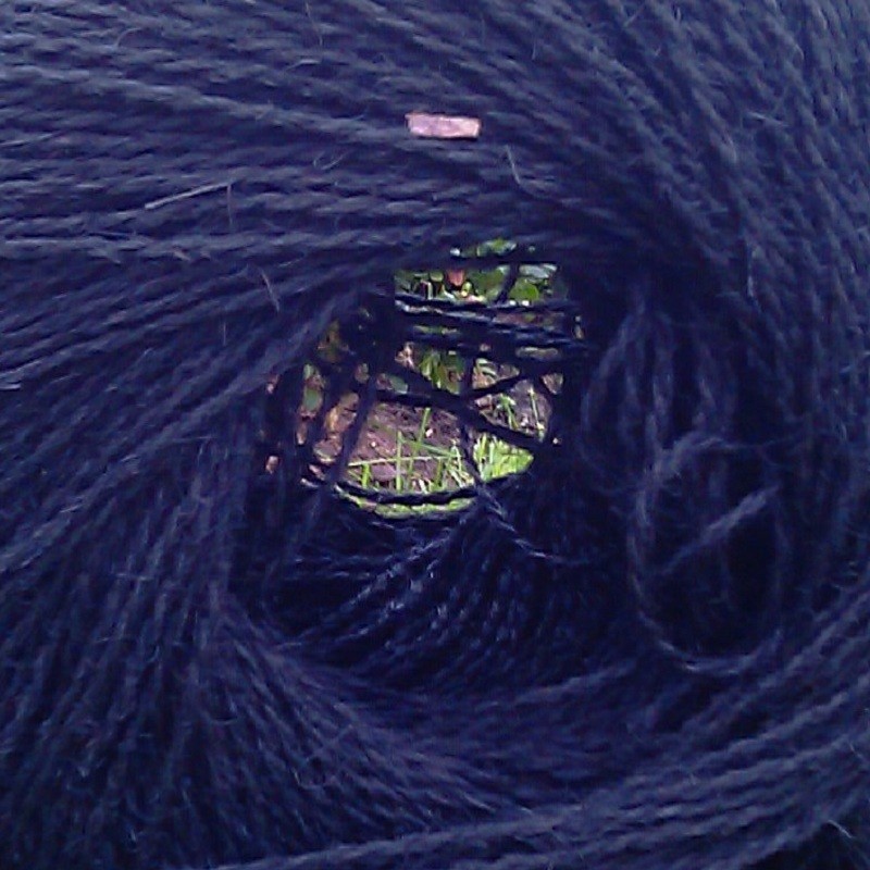 Pelote de corde de chanvre teintée