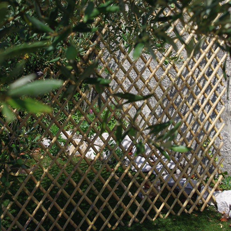 Treillis en bambou, treillage, séparation naturel 150x150cm SWAP / TM150 – Image 3