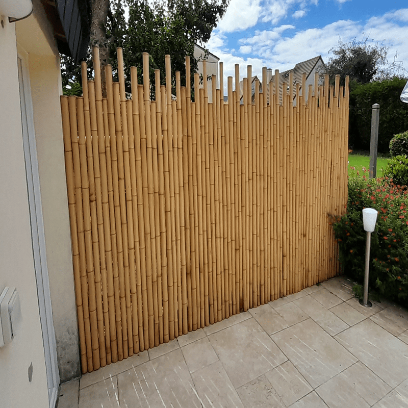 Clôture Bambou Naturel gamme Japonaise irrégulière TOPI / 5-JF200 – Image 4