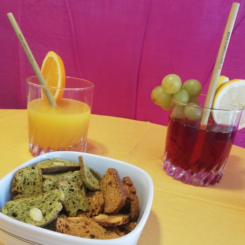 Lot de 1000 pailles en bambou – Image 2