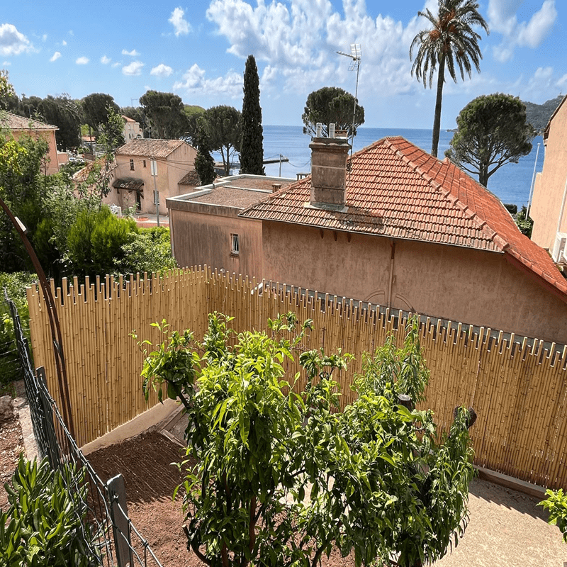 Clôture Bambou Naturel gamme Japonaise irrégulière TOPI / 5-JF200 – Image 5