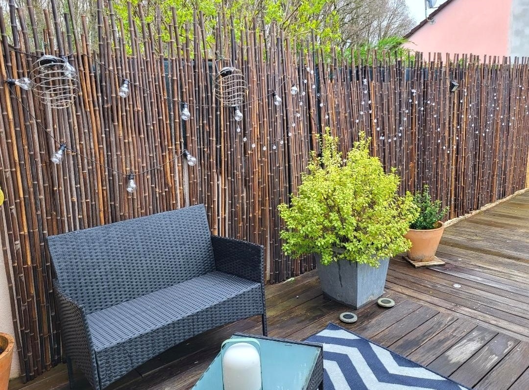 Clôture Bambou, Palissade Noir Gamme Sauvage Irrégulière PASO / 2-WBF250 – Image 2