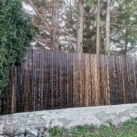 Clôture Bambou, Claustra Noir Occultante Gamme Régulière VUNI / 5-RBF200