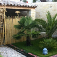 Clôture Bambou Naturel Gamme Sauvage Irrégulier LISO / 2-WF200