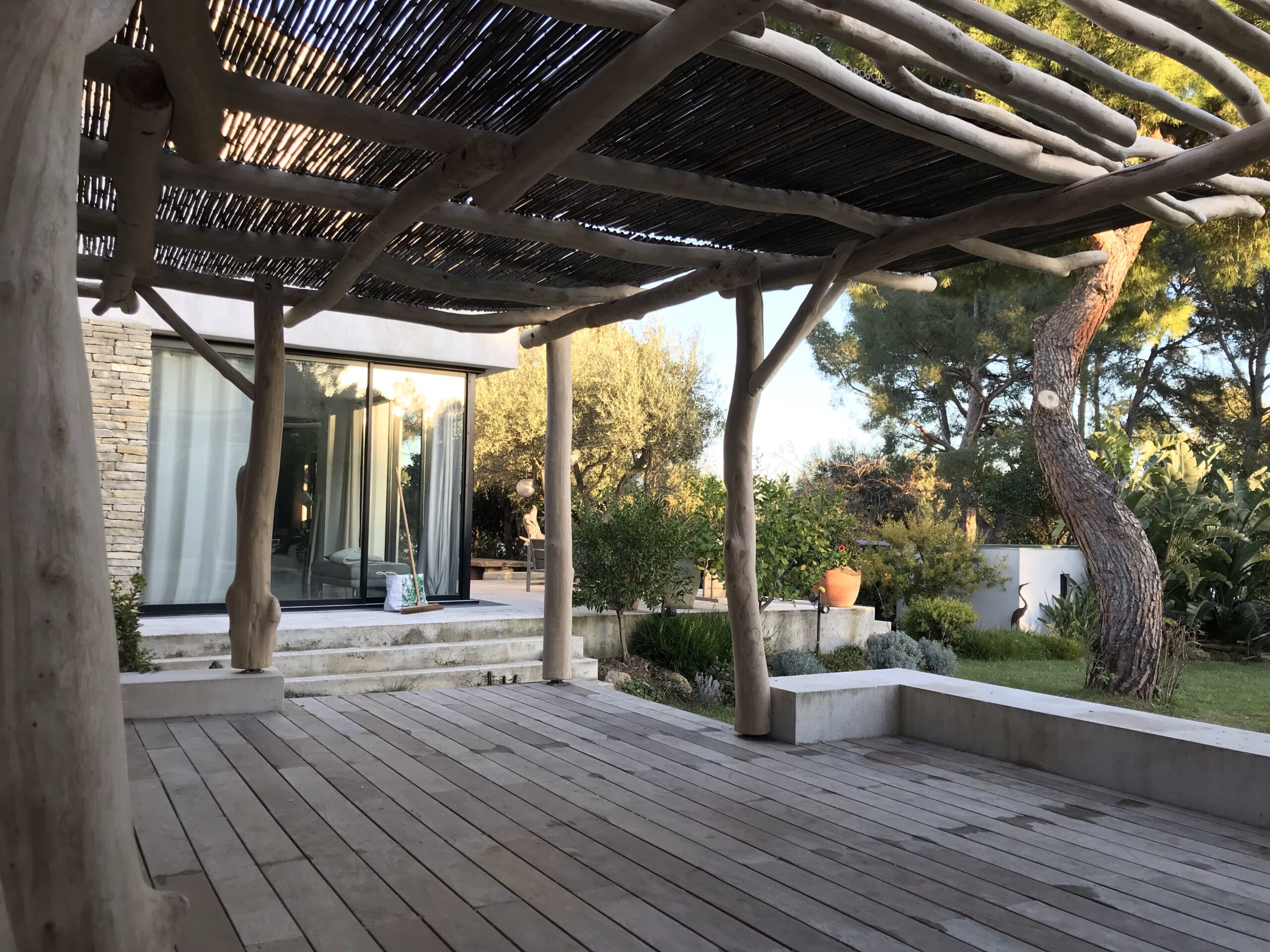 Clôture Bambou, Séparation Jardin Noir Gamme Régulière DOMI / 2-RBF250 – Image 5