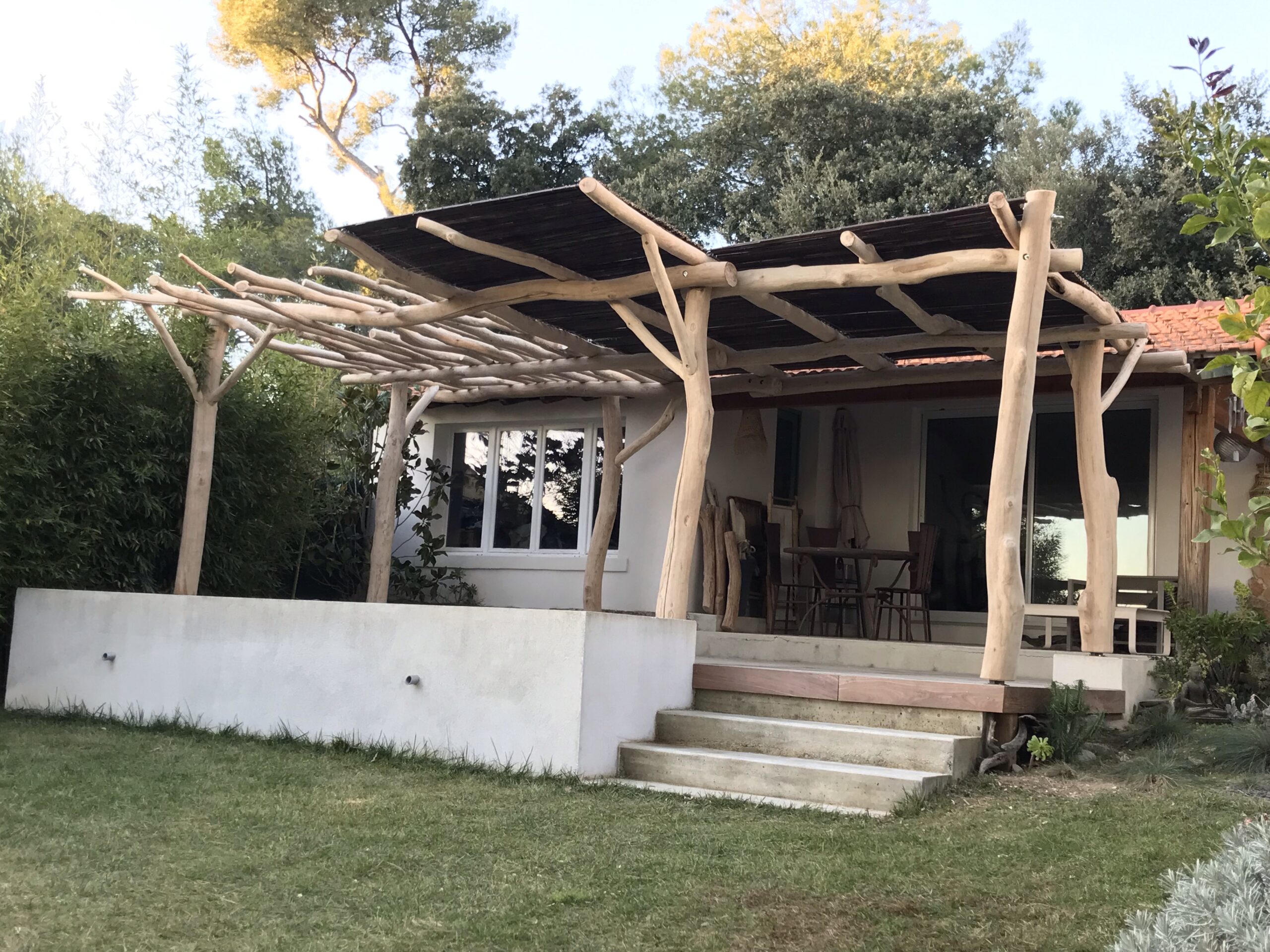 Clôture Bambou, Séparation Jardin Noir Gamme Régulière DOMI / 2-RBF250 – Image 4