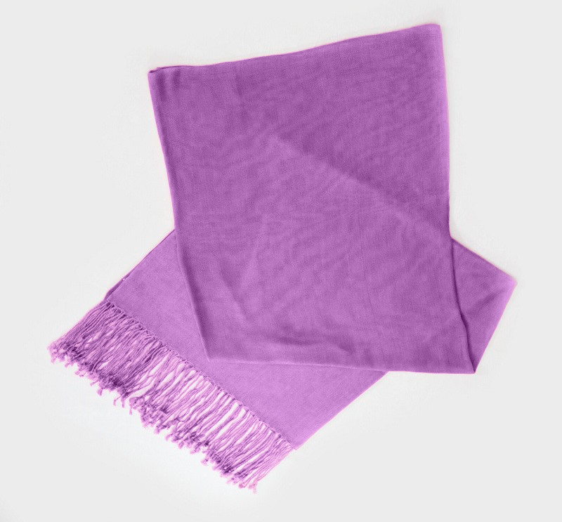 Écharpes en fibres de bambou - Rain Purple / M22 – Image 2