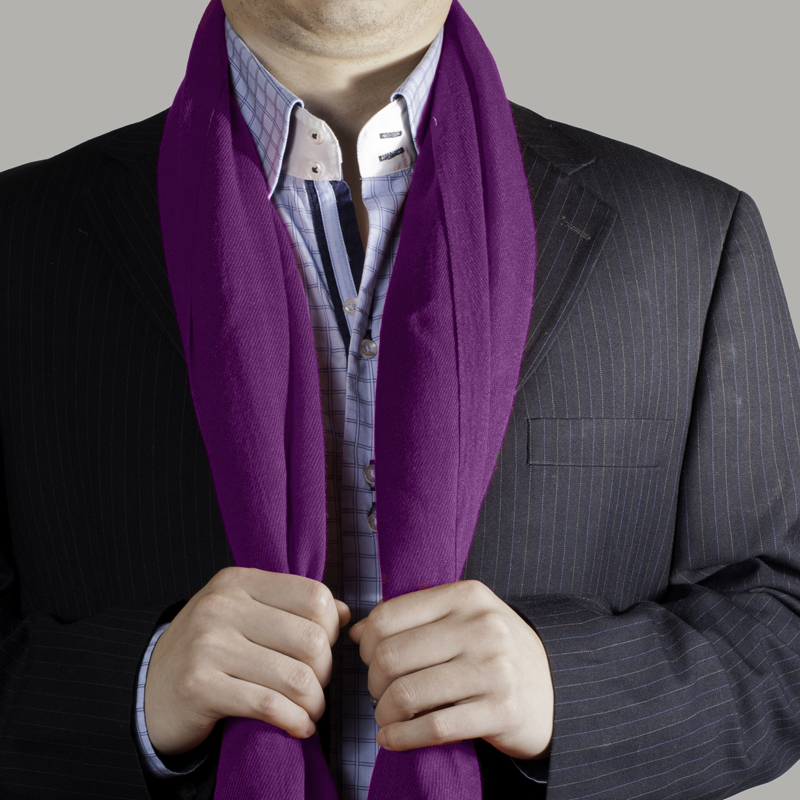 Écharpes en fibres de bambou - Rain Purple / M22