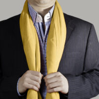 Écharpes en fibres de bambou – Yellow Stone / M25