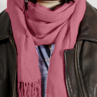 Écharpes en fibres de bambou – Salmon Spice / M27