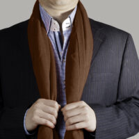 Écharpes en fibres de bambou – Strong coffee / M32