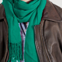 Écharpes en fibres de bambou – Jungle Green / M5