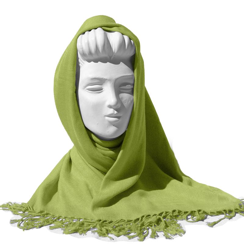 Foulards en fibres de bambou - Green grass / W10 – Image 3