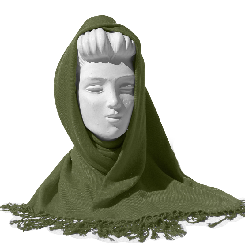 Foulards en fibres de bambou - Wild green / W11