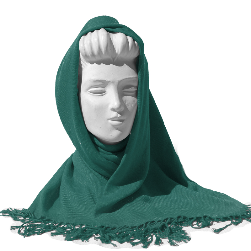 Foulards en fibres de bambou - jungle green / W5