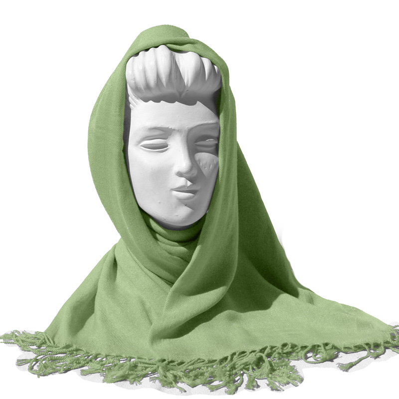 Foulards en fibres de bambou - Tea green / W9 – Image 3