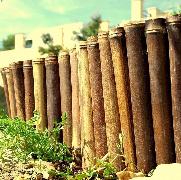 Lot de 2 Bordures de Jardin en Bambou Noir Régulière BANG / 3-RBF020 – Image 3