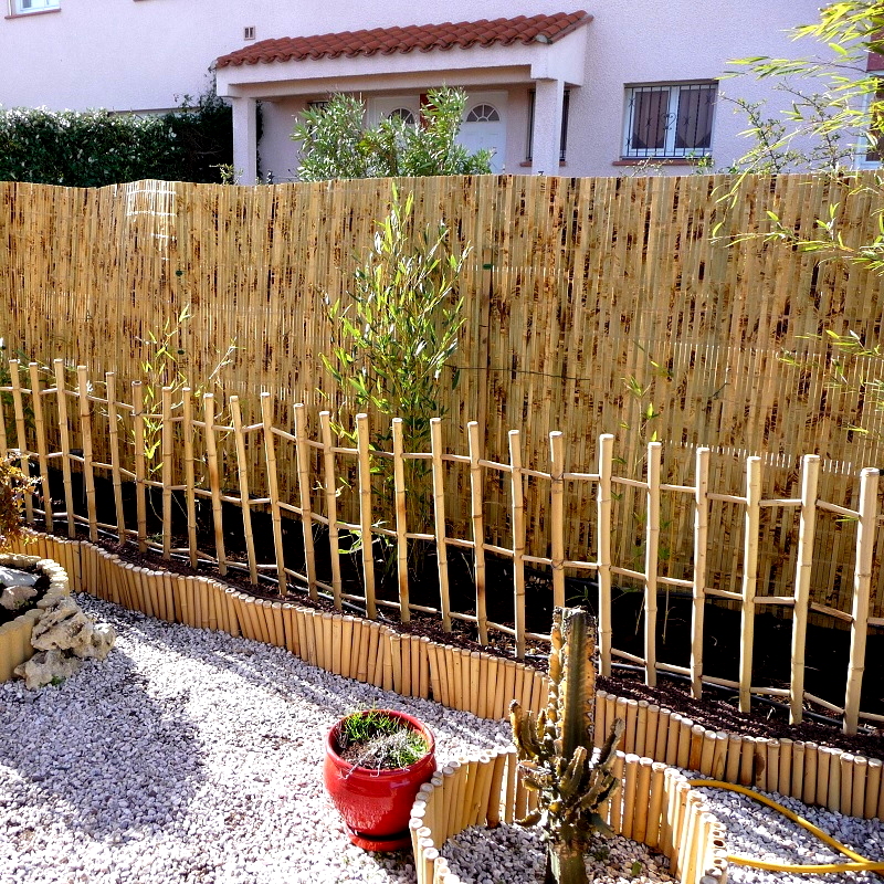 Barrière, Palissade de Jardin en Bambou - hauteur 120 cm / BAR120 – Image 3