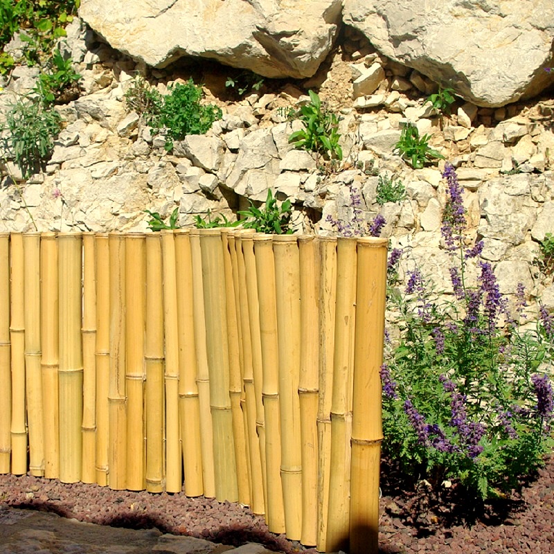 Lot de 2 Bordures de Jardin en Bambou Naturel Zen POOL / RZF050 – Image 6