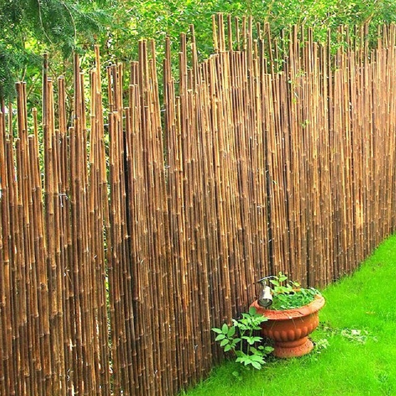 Clôture Bambou, Palissade Noir Gamme Sauvage Irrégulière PASO / 2-WBF250