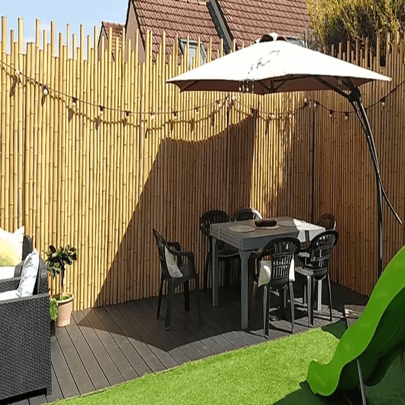 Clôture Bambou Naturel gamme Japonaise irrégulière TOPI / 5-JF200 – Image 8