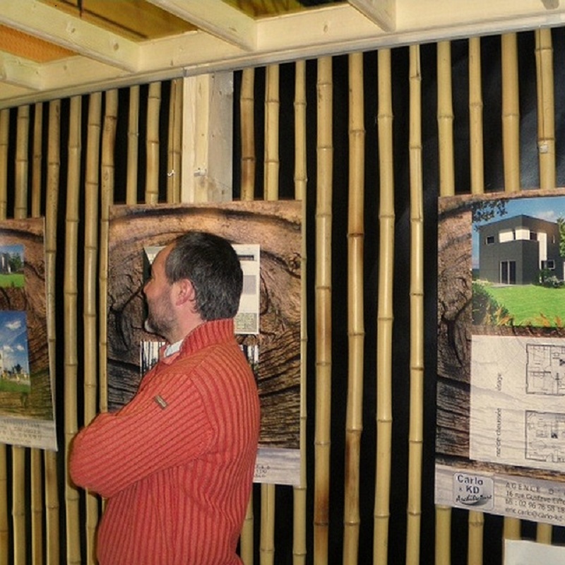 Lot de 8 Tiges de Bambou, Chaumes Naturel ZITO / T05-300 – Image 7